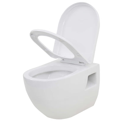 Wall-Hung Toilet Ceramic White