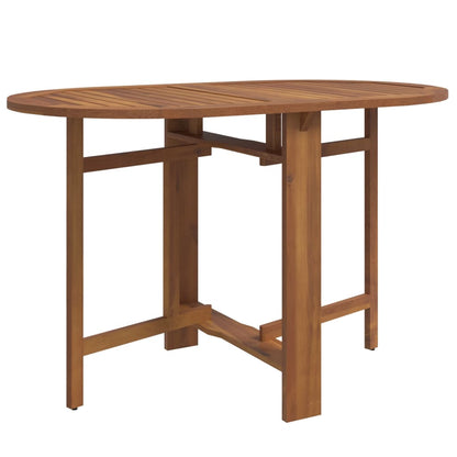 Outdoor Dining Set | Brown | Solid acacia wood | Compact |  Foldable
