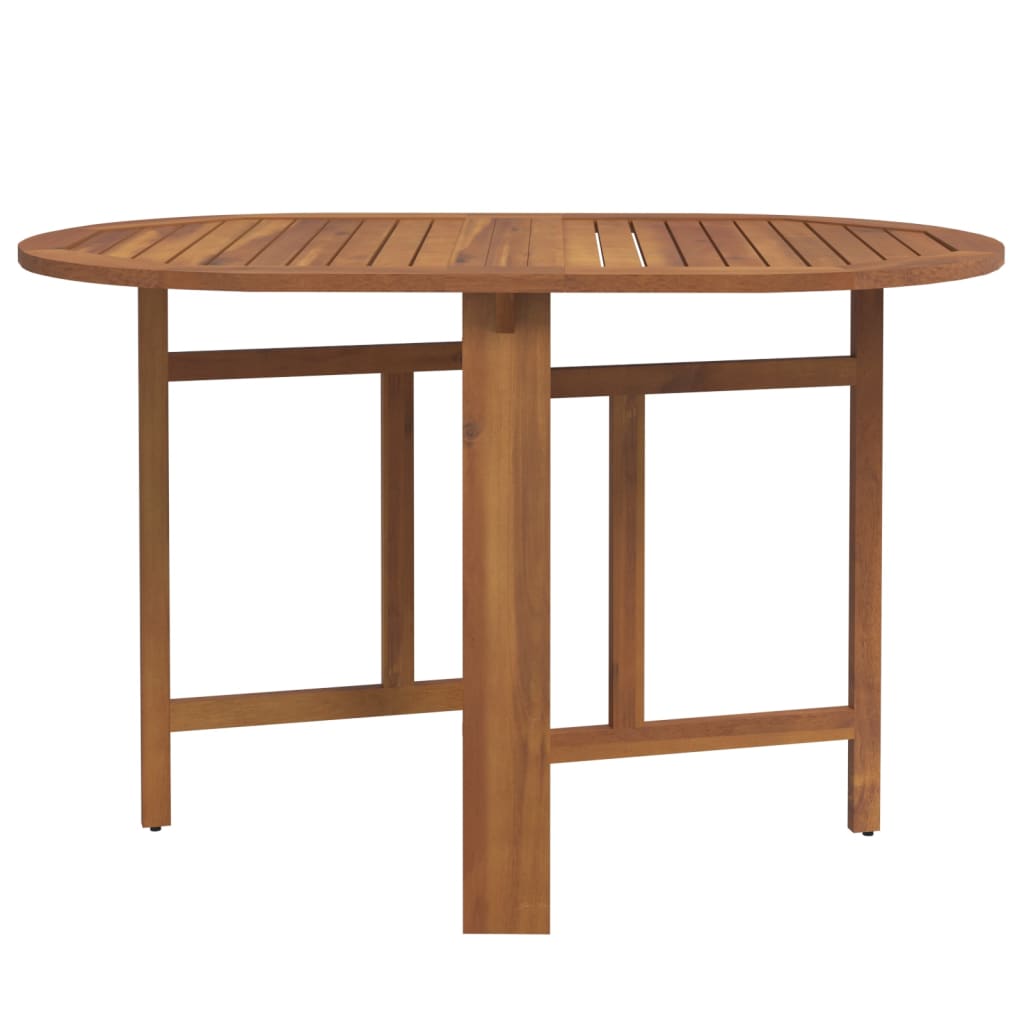 Outdoor Dining Set | Brown | Solid acacia wood | Compact |  Foldable