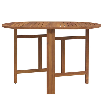 Outdoor Dining Set | Brown | Solid acacia wood | Compact |  Foldable