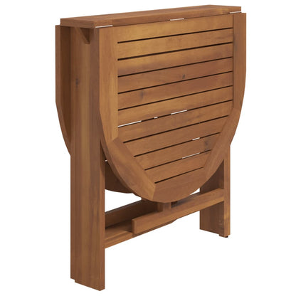 Outdoor Dining Set | Brown | Solid acacia wood | Compact |  Foldable