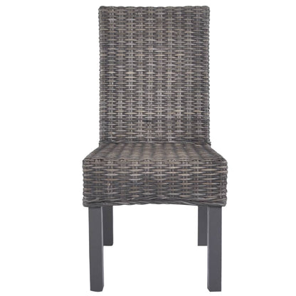 Dining Chair | Set of 2 | Brown with grey wash