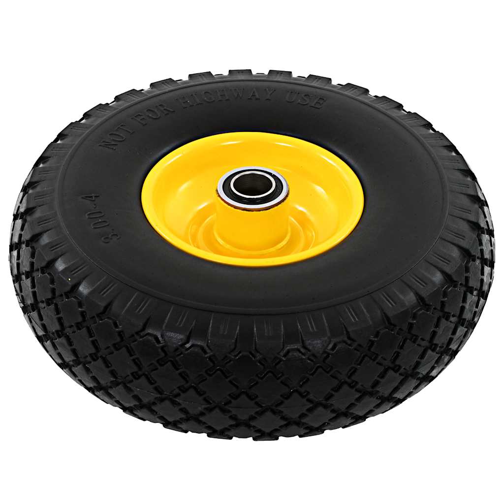Sack Truck Wheels 2 pcs Solid PU 3.00-4 (260x85)