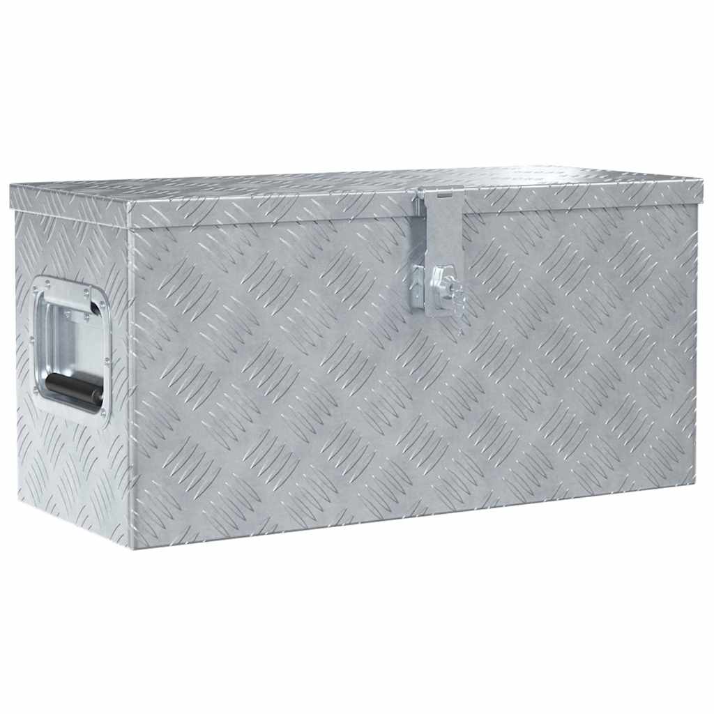 Aluminum Box 24.2"x10.4"x11.8" Silver