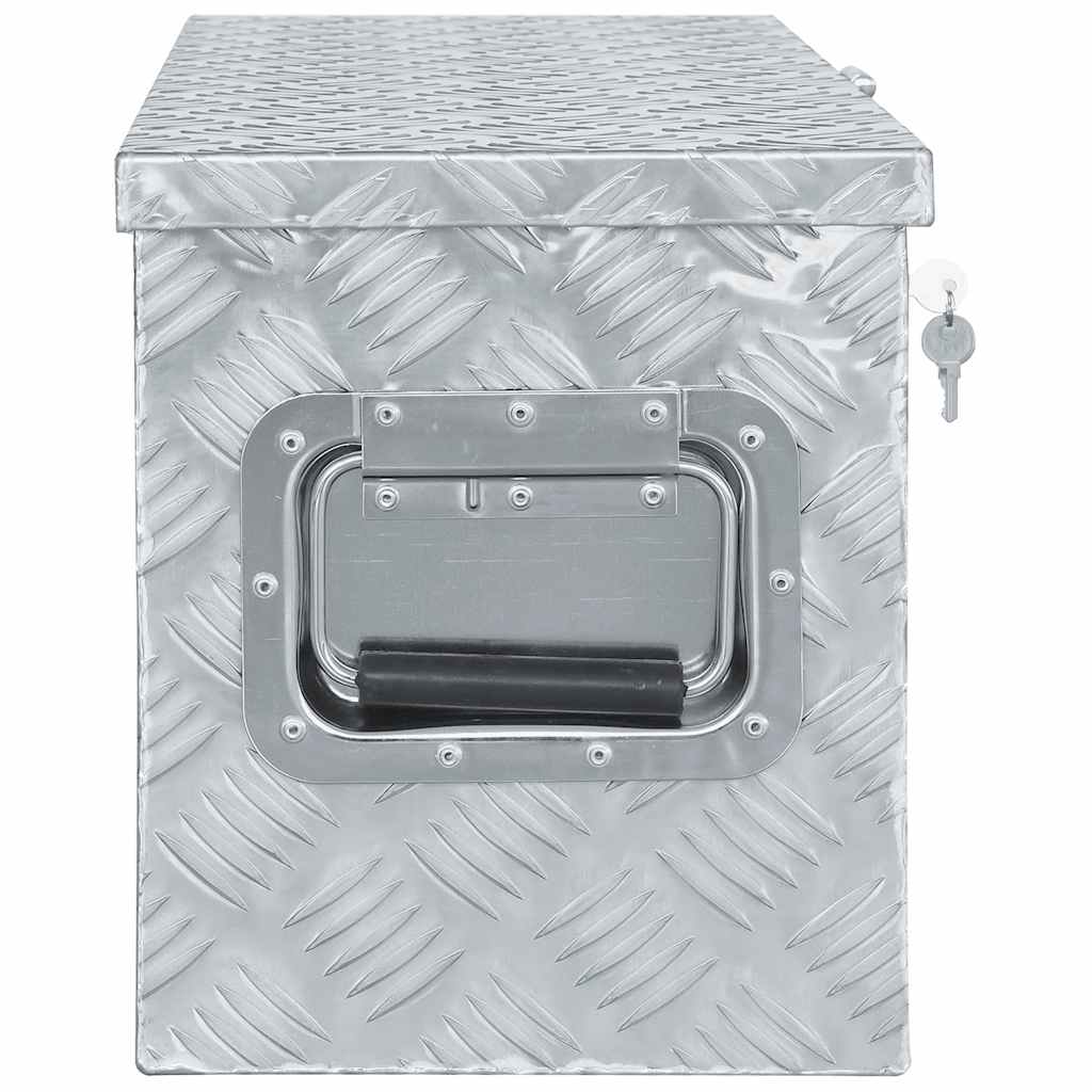 Aluminum Box 24.2"x10.4"x11.8" Silver