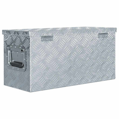 Aluminum Box 24.2"x10.4"x11.8" Silver