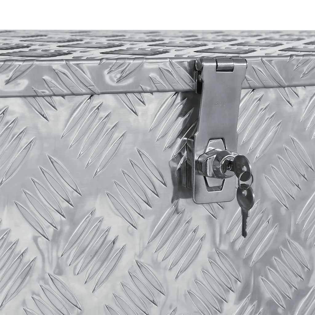 Aluminum Box 43.5"x15.2"x15.7" Silver