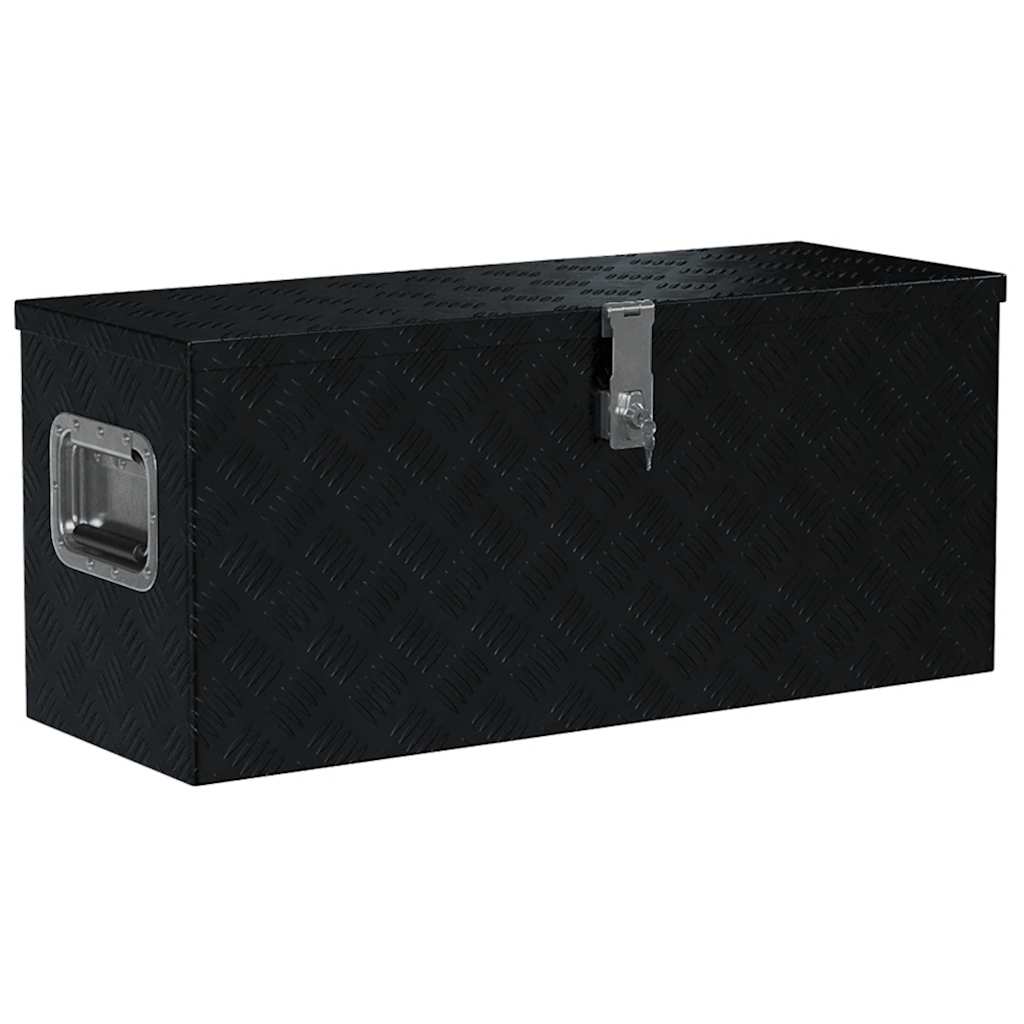 Aluminium Box 70x24x42 cm Trapezoid Silver