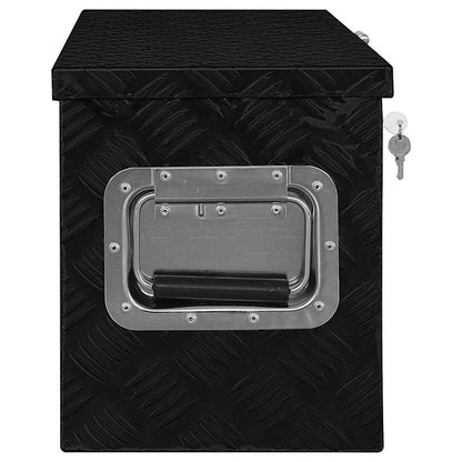 Aluminium Box 70x24x42 cm Trapezoid Silver