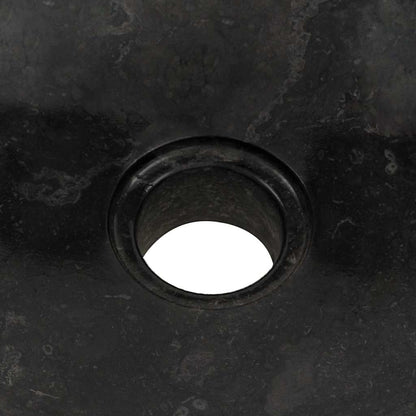Sink 40x12 cm Marble Black
