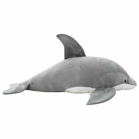 Dolphin Cuddly Toy Plush Grey