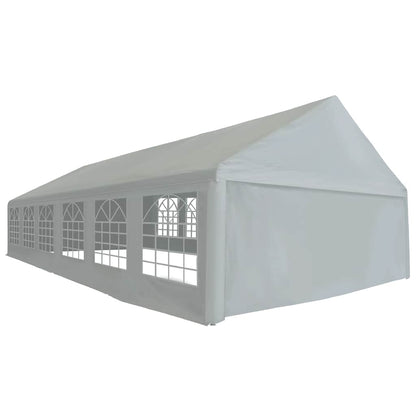Party Tent PE 6x12 m Grey