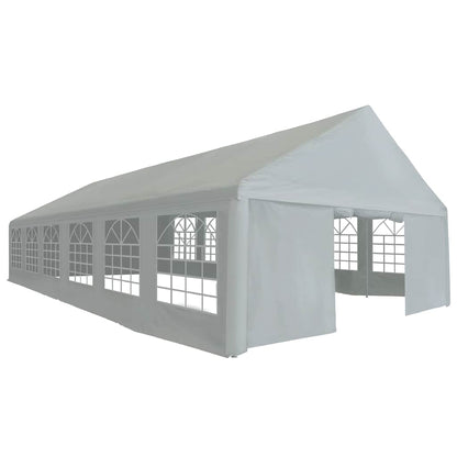 Party Tent PE 6x12 m Grey