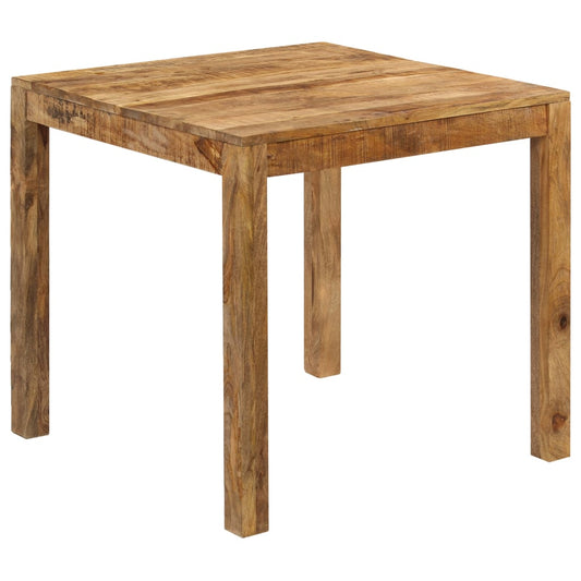 Dining Table Brown Solid rough mango wood Medium Durable