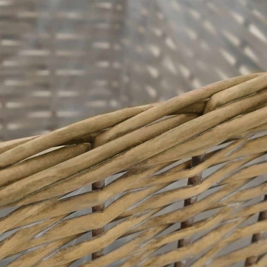 Raised Bed 3 pcs Wicker with PE Lining