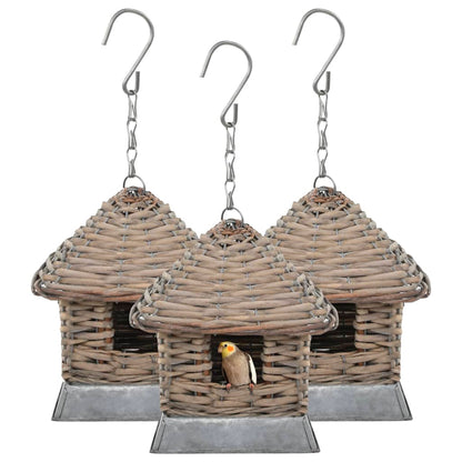 Bird Houses 3 pcs Wicker