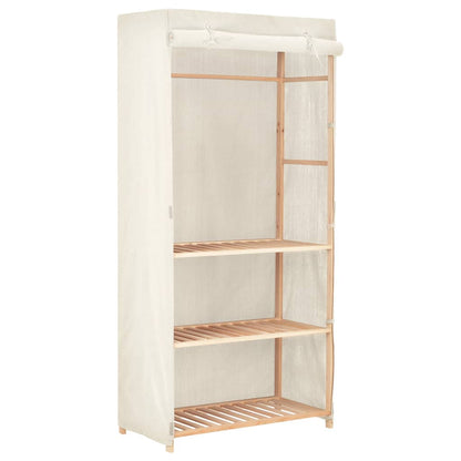 3-Tier Clothes Wardrobe 79x40x170 cm