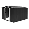 Garden Shed 257x298x178 cm Metal Anthracite