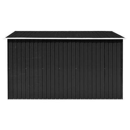 Garden Shed 257x298x178 cm Metal Anthracite