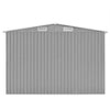 Garden Shed 257x392x181 cm Metal Grey