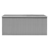 Garden Shed 257x392x181 cm Metal Grey