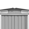 Garden Shed 257x580x181 cm Metal Grey