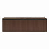 Garden Shed 257x580x181 cm Metal Brown