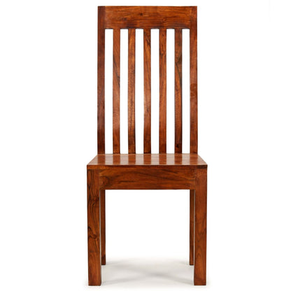 Dining Chair | Set of 4 | Brown | Solid acacia wood | Standard | Durable