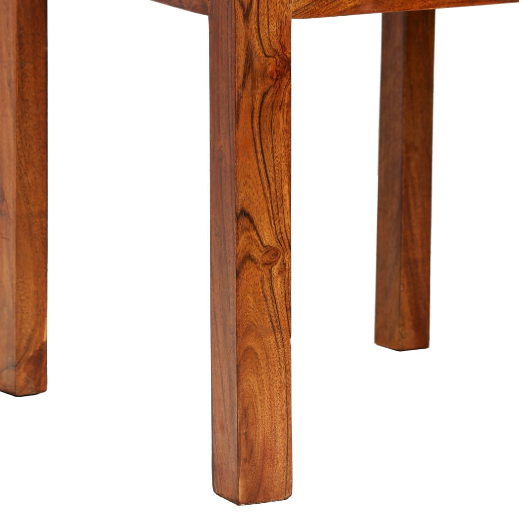 Dining Chair | Set of 4 | Brown | Solid acacia wood | Standard | Durable