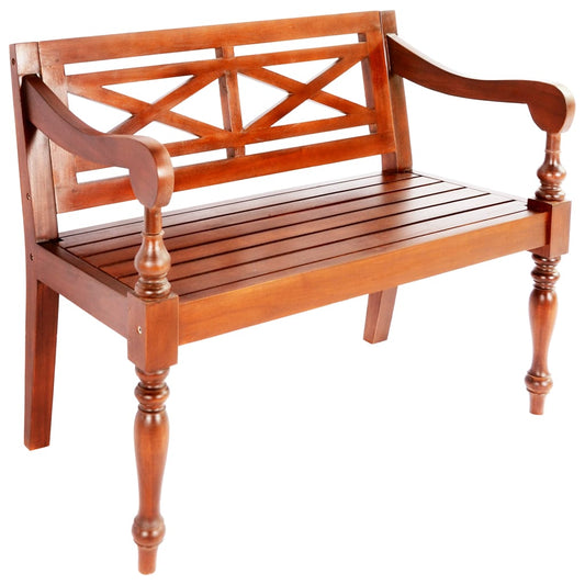 Bench | Dark Brown | Solid mahogany wood | Standard | Durable