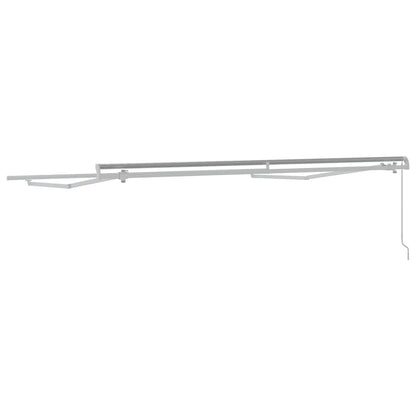 Awning Frame Manual White 350 x 250 cm Aluminium