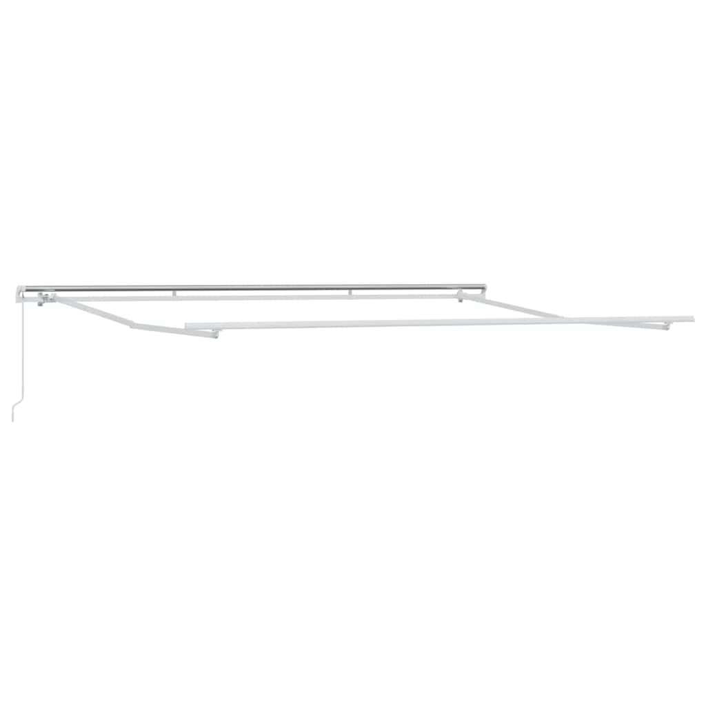 Awning Frame Manual White 450 x 300 cm Aluminium