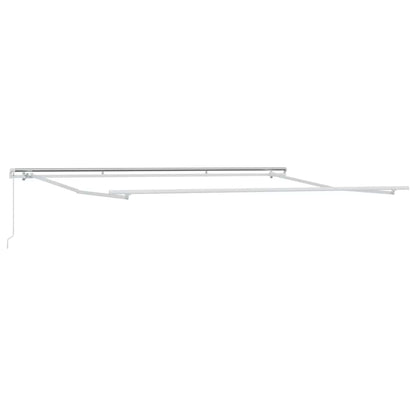 Awning Frame Manual White 450 x 300 cm Aluminium