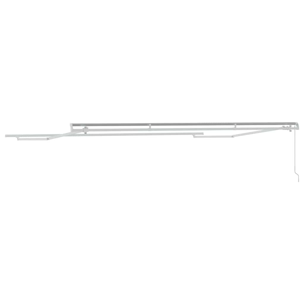 Awning Frame Manual White 450 x 300 cm Aluminium