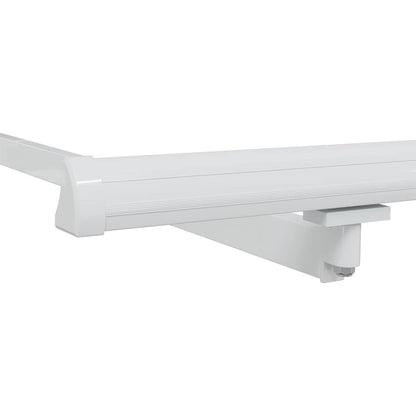 Awning Frame Manual White 500 x 300 cm Aluminium