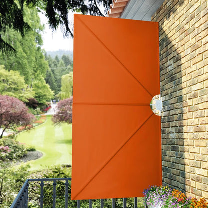 Collapsible Terrace Side Awning Terracotta 300x150 cm