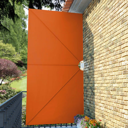 Collapsible Terrace Side Awning Terracotta 400x200 cm