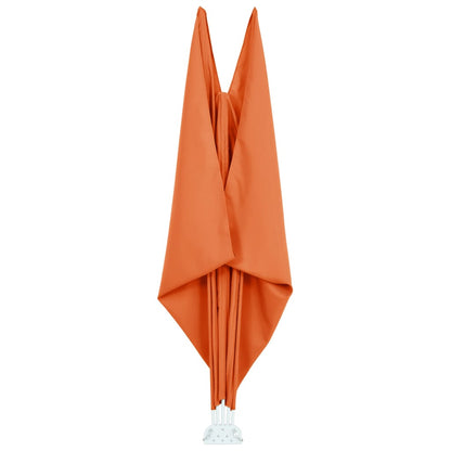 Collapsible Terrace Side Awning Terracotta 400x200 cm