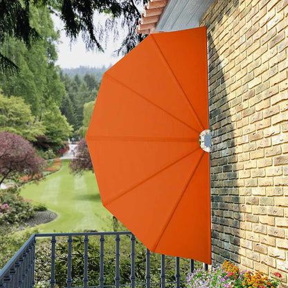 Collapsible Terrace Side Awning Terracotta 160 cm