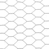 Chicken Wire Fence Steel with PVC Coating 25x0.75 m Grey