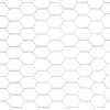 Chicken Wire Fence Galvanised Steel 25x1.5 m Silver