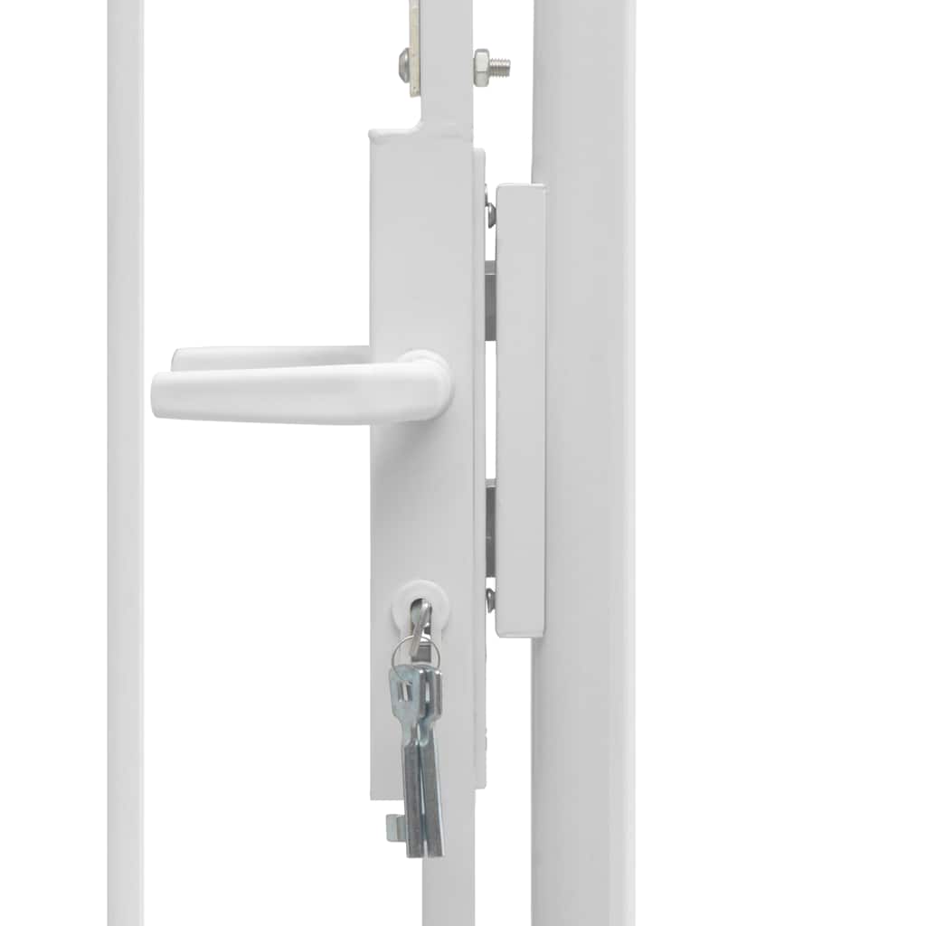 Garden Gate Woerden Steel 3.3x4.1'White