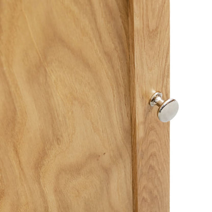 Corner Cabinet Brown Solid oak wood and MDF with oak veneer Medium