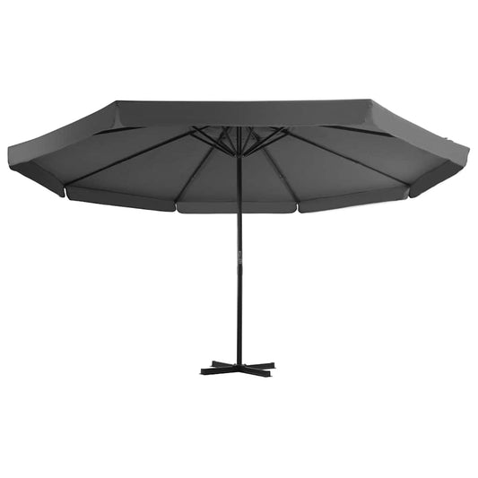 Garden Parasol with Aluminium Pole 500 cm Anthracite