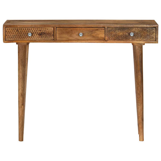 Console Table | Brown | Solid mango wood | 102x30x79 cm | Console Table