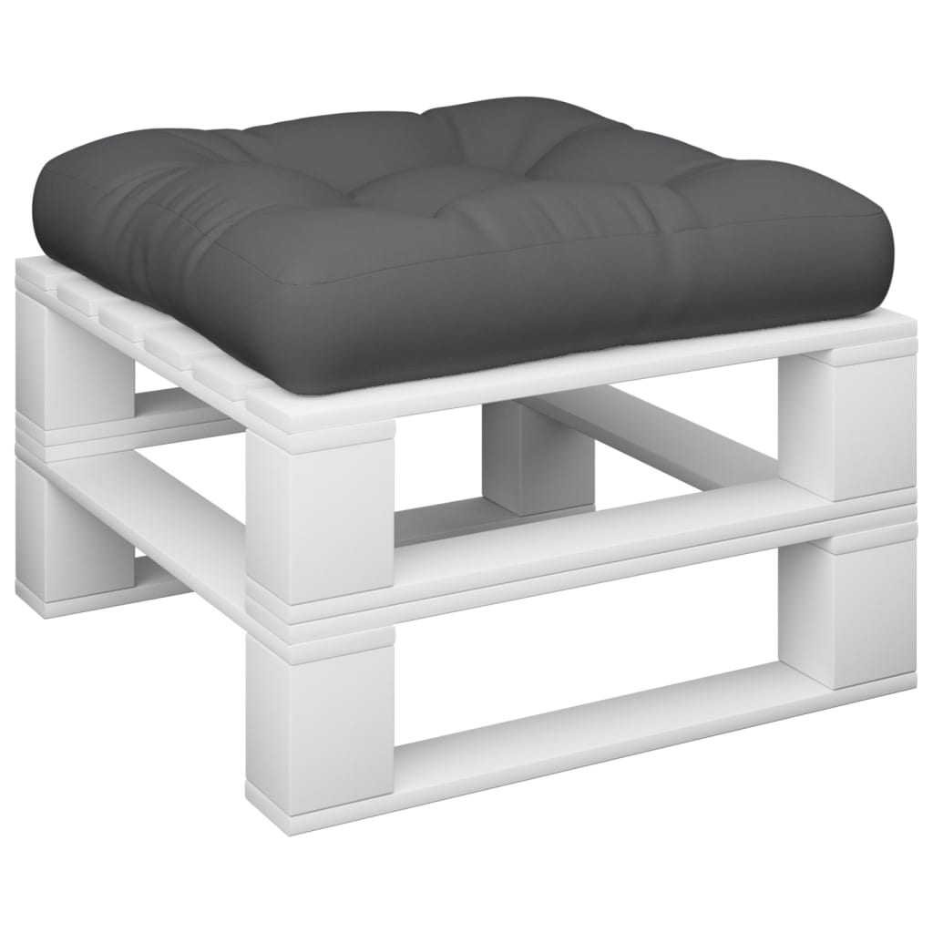 Pallet Cushion Gray 22.8"x22.8"x3.9" Fabric