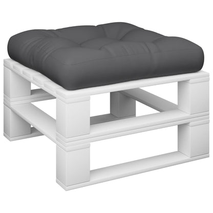 Pallet Cushion Gray 22.8"x22.8"x3.9" Fabric