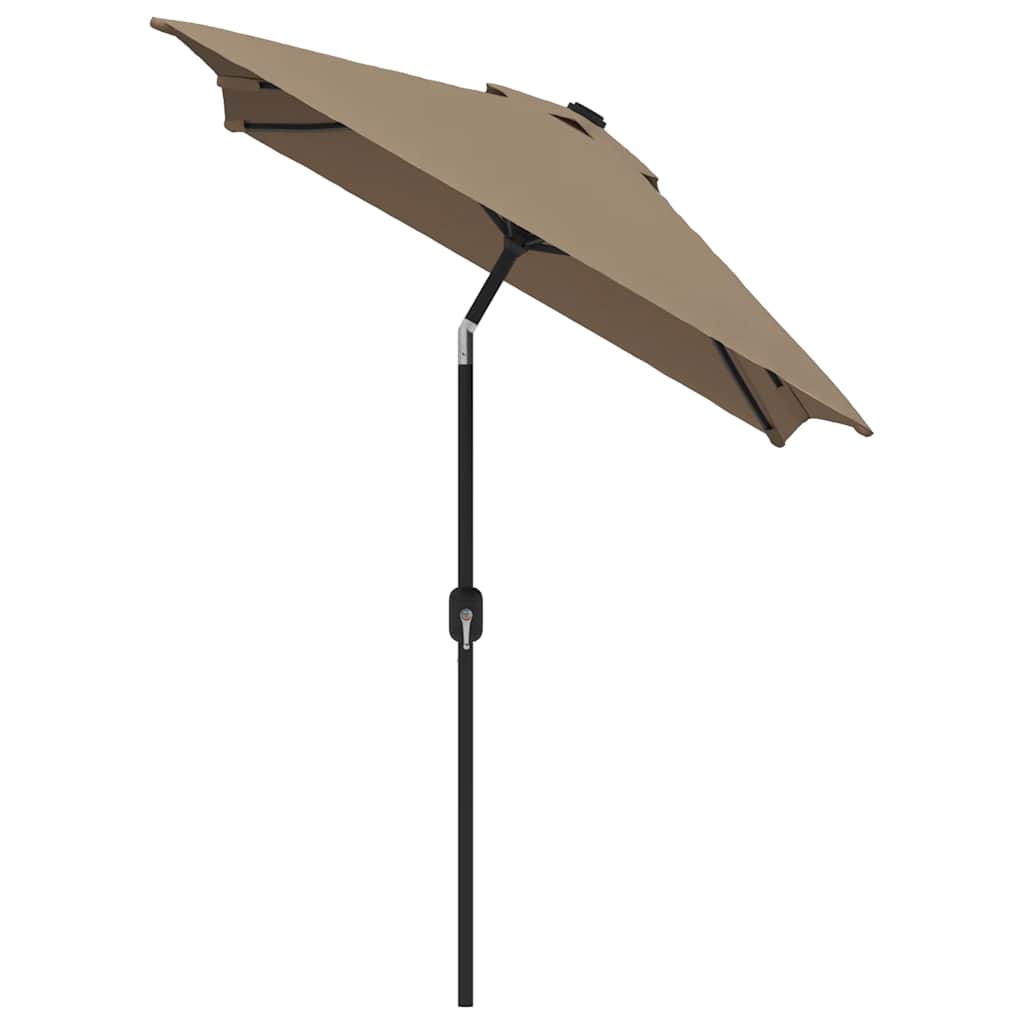 Garden Parasol | Taupe | Polyester fabric | Large | Tiltable