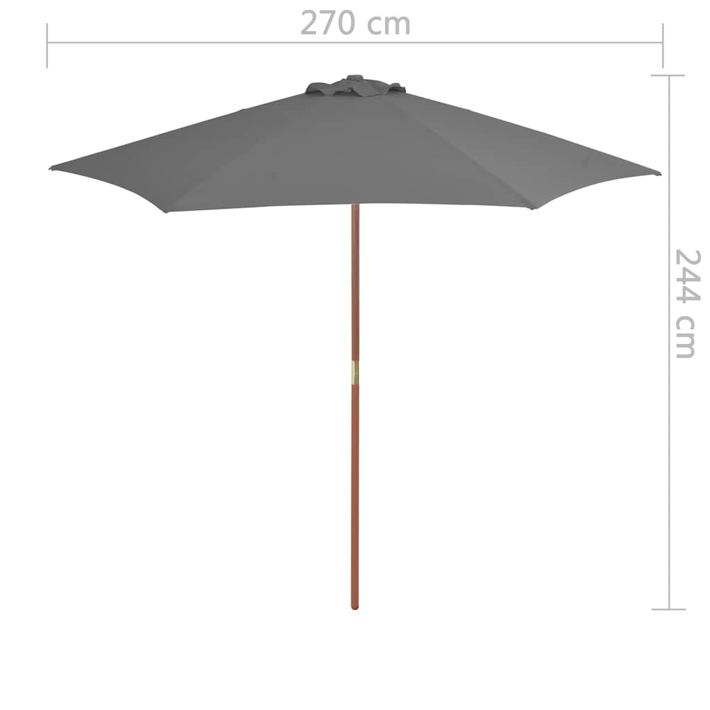 Garden Parasol | Anthracite
