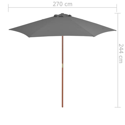 Garden Parasol | Anthracite
